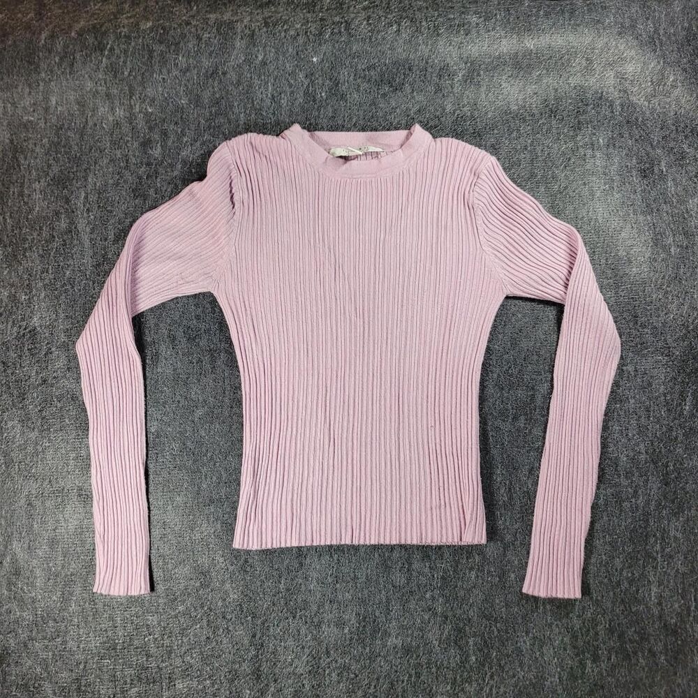 Forever-21 Women's Pink and Purple Shirt
